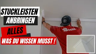 Stuckleisten MONTIEREN ⎜EASY selber machen 😁