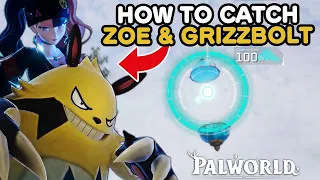 How to catch Zoe & Grizzbolt in Palworld