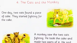 The Cat and the 🐒 Monkeys| SrKg Story|chap 4 | Hindi & English|बिल्ली और बंदर की कहानी| S&D Teacher