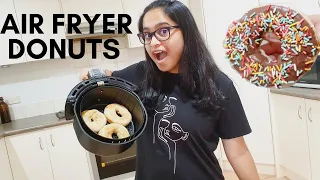 I Tried 2 Ingredient Air Fryer Donuts….Are they good?!