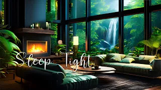 Rainy Day At Cozy Forest Room Ambience ⛈ Soft Rain in Woods for Deep Sleep, Sleep Tight #2