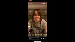 Sarah's Instagram Live 3/21/20