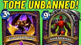 Tome Tampering is BACK!!! This is NOT a Drill! Hearthstone Twist Combo!