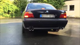 Underground Exhaust BMW E38 740i Stage 3 Sound loud