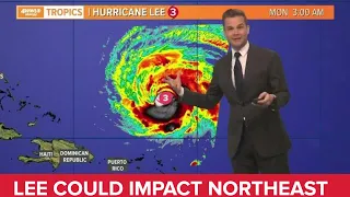 Monday morning Hurricane Lee update: Chances increasing of U.S. northeast feeling impacts