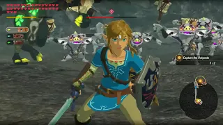 Hyrule Warriors: AOC - Block the monster's path, EX The Princess and The King.