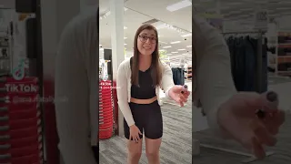 Girl takes mascara from Target trash #shorts