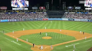 Dodger Stadium reaction to Albert Pujols reaching 700 career home runs