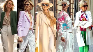 Milan Street Fashion🇮🇹Spring 2024🌸What people are wearing in milan #vogue #vanityfair