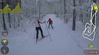 23.01.2022. Можайка. Лыжная трасса. Круг 3,5 км.