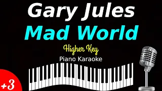 Gary Jules - Mad World (Piano Karaoke) Higher Key