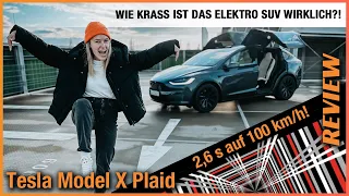 Tesla Model X Plaid im Test (2023) So krass ist das Elektro SUV mit 1020 PS! Fahrbericht | Review