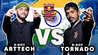 B-Boy Tornado vs. B-Boy Arttech | Top 8 | Red Bull BC One Cypher India 2022