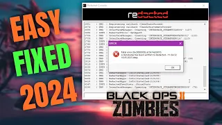 A MINIDUMP HAS BEEN WRITTEN TO REDACTED BLACK OPS 2 ZOMBIES - FATAL ERROR