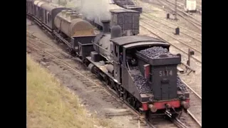 NSWGR Steam, 3830, Garratts etc. Rozelle goods line, Clyde and Enfield.