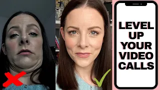 HOW TO LOOK BETTER FOR VIDEO CALLS | Tips on looking good in a Skype Zoom FaceTime call from home!