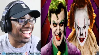 The Joker vs Pennywise: Epic Rap Battles Of History REACTION!