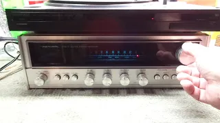 DEMO OF VINTAGE RADIO SHACK REALISTIC STA-21 AM/FM STEREO RECEIVER FOR SALE