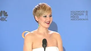 Jennifer Lawrence on her Golden Globe win and desire to direct