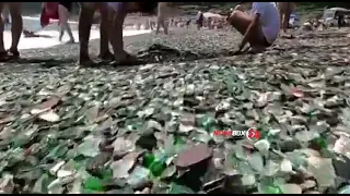 Ураган уничтожил уникальный стеклянный пляж во Владивостоке