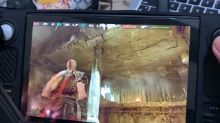 God of War on Steam Deck (40-50 fps) High settings