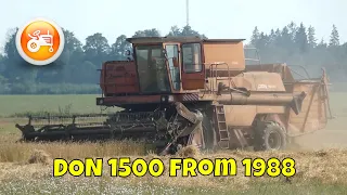 Harvest 2022 | Rostselmash Don 1500 from 1988 working