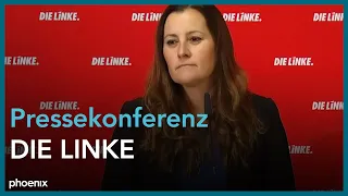 Pressekonferenz DIE LINKE mit Janine Wissler (Parteivorsitzende) zu aktuellen politischen Themen