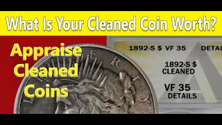 How A Coin Dealer Prices Cleaned Coins - How To Value Cleaned Coins