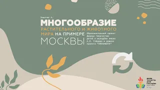 Экозабота. Занятие 4. Многообразие растительного и животного мира на примере Москвы