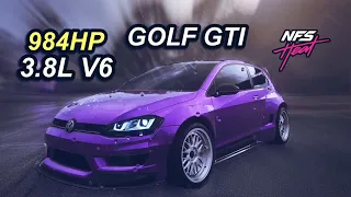 GOLF GTI CLUBSPORT RACE BUILD Need For Speed Heat+ | (984HP)