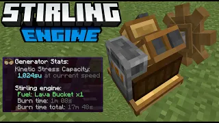 Stirling Engine in Minecraft - Create Aeronautics Devlog