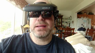 Retro VR: Virtual I/O i-Glasses and Sony Glasstron PLM-A35