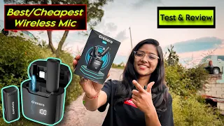 DETAILED: TEST & REVIEW OF GRENARO WIRELESS MIC || BEST & CHEAPEST💪🔥