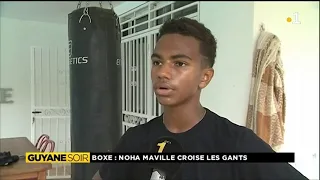 Portrait du jeune champion de boxe Noha Maville