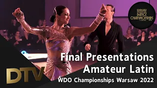 # Final Presentations | WDO Amateur Latin Championship | Warsaw 2022