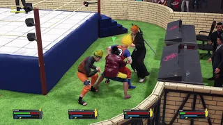 WWE 2K23: Goku VS Luffy VS Naruto VS Ichigo