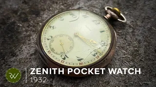 Restoring the Most Neglected Watch I’ve Ever Seen! 90+ Years Old Silver Zenith Pocket Watch