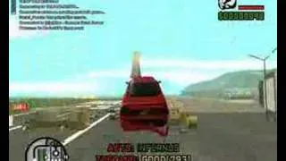 GTA San andreas Multiplayer Stunt Video!!!