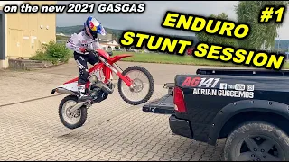 CRAZY Enduro Stunt Session with the new 2021 GASGAS