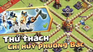 Hướng dẫn cách đánh 3 Sao Thử Thách Chỉ Huy Phương Bắc Đơn Giản Clash of clans | Akari Gaming