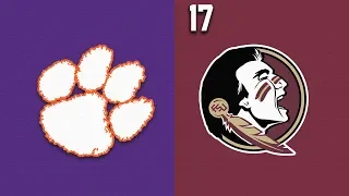 2019 College Basketball Clemson vs #17 Florida State Highlights