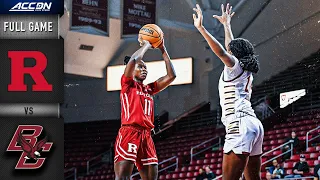 Rutgers vs. Boston College Full Game Replay | 2022-23 ACC Women’s Basketball