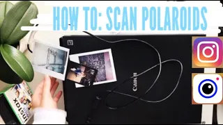 How To Scan Polaroids For Instagram/Making Polaroid Photos Digital