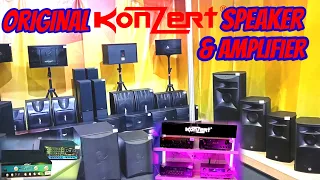 ORIGINAL KONZERT SPEAKER & AMPLIFIER UPDATE PRICE/AV502C/AV502H/AV802H+/AV60R+/KSS15KM3/KSS12MK2.