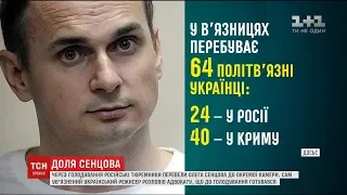 "Або вони виконають мою умову, або я піду до кінця": Сенцов продовжує голодування у колонії РФ