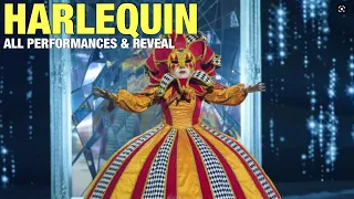 The Masked Singer Harlequin: All Clues, Performances & Reveal