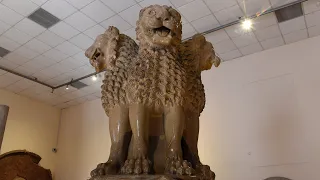 Lion Capital of Ashoka At Sarnath Archaeological Museum Near Varanasi India