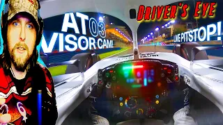 NASCAR Fan BLOWN AWAY BY ASTONISHING F1 Helmet Cam Footage!