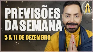 PREVISÕES DA SEMANA PARA OS SIGNOS. DE 5 A 11 DE DEZEMBRO.