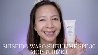 Shiseido WASO SHIKULIME SPF 30 Wear Test | Tiana Le